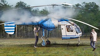 Cold Starting Weirdest Soviet Helicopter Ever Built [upl. by Wolcott184]