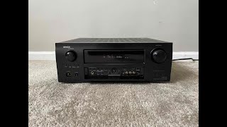 How to Factory Reset Denon AVR4310CI 71 HDMI Home Theater Surround Receiver [upl. by Baillieu]