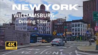 Williamsburg NY Driving 🚗 Tour driving roadtrip nyc travel [upl. by Lihp881]