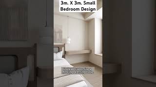 Small Bedroom Design Idea interiordesign interior viralshorts viralvideo interior bedroom [upl. by Earazed]