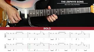 The Zephyr Song Guitar Cover Red Hot Chili Peppers 🎸Tabs  Chords [upl. by Ozmo]