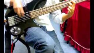 Impro on Warwick Rockbass Vampyre 5 by แมว [upl. by Yrrad981]