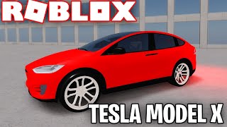 BUYING TESLA MODEL X in ROBLOX VEHICLE SIMULATOR [upl. by Nauwaj]