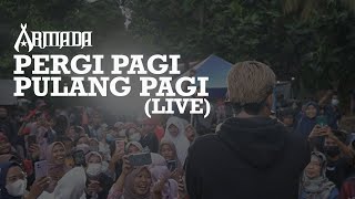 Armada  Pergi Pagi Pulang Pagi Official Lyric Video [upl. by Ekez80]