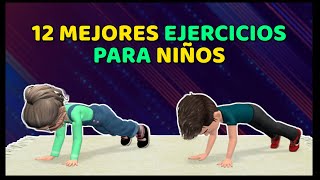 10 Minutos de EJERCICIOS para NIÑOS en Casa 😵💣KIDS WORKOUT at Home 👊💣 [upl. by Haelahk]