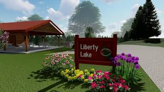 Liberty Lake Master Plan Conceptual FlyThrough Ringgold County Conservation  Mount Ayr Iowa [upl. by Eybbob]