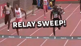 USF Sweeps Championship of America Mens 4x200m AND 4x100m At Penn Relays 2024 [upl. by Simah333]