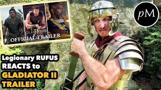 Gladiator II Trailer Reaction the Historical Context amp the Latin ⚔️ [upl. by Annawot]