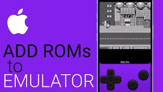 Howto Add ROMs to Emulator for iOS iPhoneiPad Delta Emulator [upl. by Yelkrab]