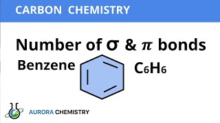 Indicate sigma and pi bonds in C6H6  Number of sigma amp pi bonds in Benzene [upl. by Anaihr]