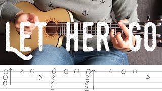 Fingerstyle Ukulele Tutorial  Let her go by Passenger [upl. by Macario]