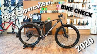 TREK SUPERCALIBER 98 2020  BIKE CHECK [upl. by Yniatirb]