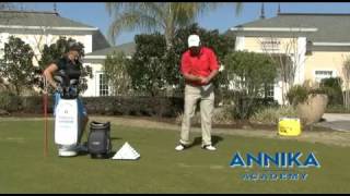 Golf Tips from ANNIKA Academy Charlotta Sorenstam amp Henri Reis  Drills for fixing your swing [upl. by Oidivo]