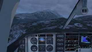 NDB approach and landing Narvik ENNK [upl. by Jonathon]