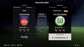 Lets Simulate FC 24 Bundesliga 18 Spieltag 1 FC Heidenheim VS VFL Wolfsburg [upl. by Camilia169]