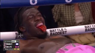 Huge KO Fabio Wardley VS David Adeleye Post Fight Reaction [upl. by Mitman]