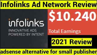 Infolinks Ad Network Review 2021 Best Auto Ads Ad Network Like Google Adsense CPMCPC Full Review [upl. by Hummel]