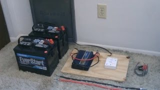 How to hook up Solar Panels with battery bank  simple detailed instructions  DIY solar system [upl. by Ylsew]