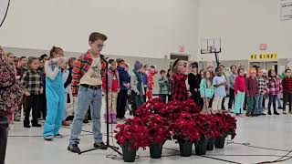 Donelson Elementary School 2nd Grade Christmas Choir 12052023 [upl. by Mannos]