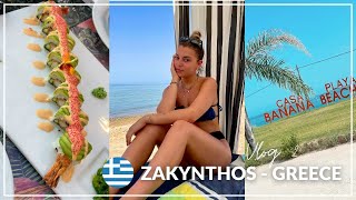 STRANDEN UITETEN amp ZAKYNTHOSSTAD 🌊🍣☀️🐚  Zakynthos Vlog 2 [upl. by Eadrahc]