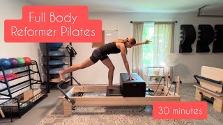 Reformer Pilates  IntermediateAdvanced  Full Body  30 minutes [upl. by Yrrac500]