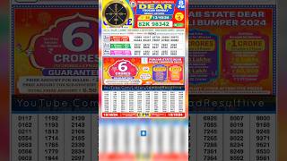 DEAR LOTTERY SAMBAD EVENING 8 PM RESULT TODAY LIVE DRAW ON 13102024 NAGALAND SATURDAY PDF download [upl. by Amalee]