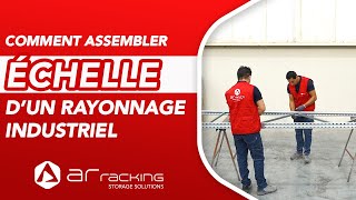 🔧 Comment assembler une ÉCHELLE de RAYONNAGE INDUSTRIEL  Instructions dassemblage [upl. by Canter403]