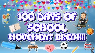 Would You Rather Fitness 100th Day of School  Brain Break  Movement for Kids  This or That [upl. by Shaefer]