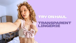 4K Transparent Try On Haul  Get Ready With Nikki 2024 [upl. by Bolten]