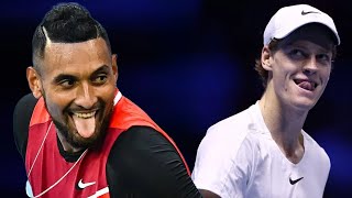 Crazy Kyrgios vs Cold Sinner  Tennis Most BIZARRE Circus ft Angry Umpire [upl. by Charleen]