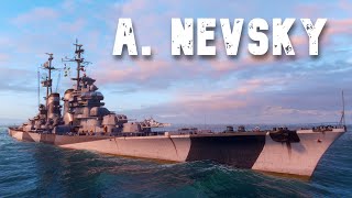 World of WarShips Alexander Nevsky  5 Kills 301K Damage [upl. by Kyrstin]