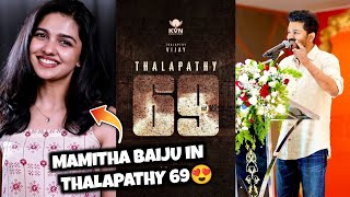 THALAPATHY 69 CAST UPDATE amp MOVIE TOPICthalapathy69 [upl. by Eerak779]