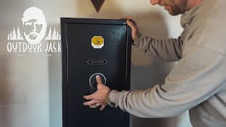 Unboxing and Reviewing the New BlackSmith Biometric Gun Safe  Outdoor Jack [upl. by Narej871]