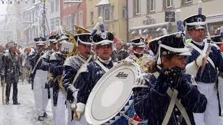 Villinger Fasnet im Schneetreiben [upl. by Essenaj]