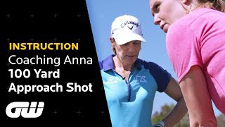 Annika Sörenstam 3 Tips to Hit 100 Yards  Approach Tips  Coaching Anna  Golfing World [upl. by Sessler]