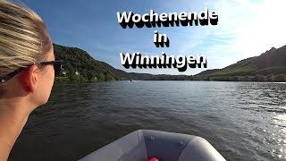 Kurzurlaub an der Mosel Mit Zelt und Boot auf der Ferieninsel Winningen 2018 I VLOG 3 [upl. by Reeves633]