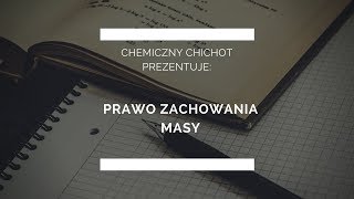 Prawo zachowania masy [upl. by Etolas]