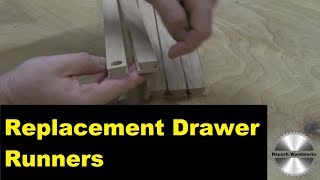 Replacement Hardwood Drawer Runners [upl. by Hazeefah]