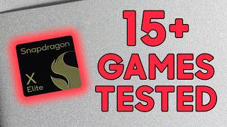 Games amp apps tested Snapdragon X Elite X1E78100 live reaction testing [upl. by Darya103]