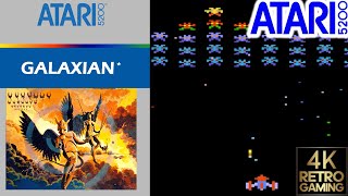 Galaxian Atari 5200 4k Gameplay [upl. by Gnouhc]