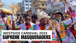 Supreme Masqueraders Westside Carnival 2023 Day One Super Performance  Pt1 [upl. by Valry]