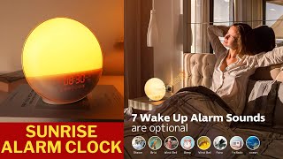 Sunrise Alarm Clock for Heavy Sleepers  best loud alarm clock for heavy sleepers  Sleep Aid [upl. by Novit140]