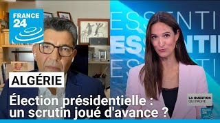 Présidentielle en Algérie  un scrutin joué davance  • FRANCE 24 [upl. by Stevana]