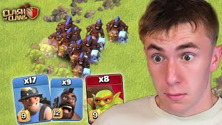 MA NOUVELLE STRATÉGIE AQH MINHOG Clash of Clans [upl. by Ervine]