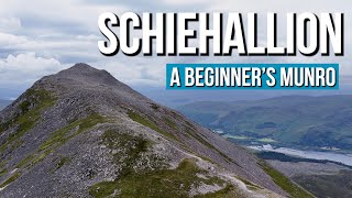 Schiehallion with the Hallions  Munro bagging  4K Drone Footage [upl. by Knowle]