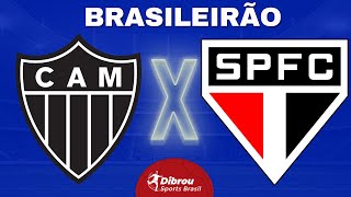 ATLÉTICO MINEIRO X SÃO PAULO AO VIVO BRASILEIRÃO DIRETO DA ARENA MRV  RODADA 16  NARRAÇÃO [upl. by Ainegul]