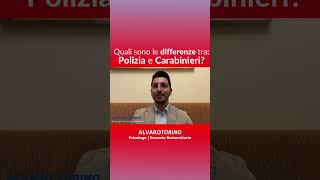 Qualè la differenza tra POLIZIA e CARABINIERI⁉️⭐ [upl. by Aciraj]