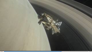 Sonido que capto nave Cassini al atravesar los anillos de Saturno [upl. by Doti]