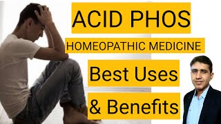 Acidum Phosphoricum Q 30 200 Homeopathic Medicine Uses and Benefits  ED  in Hindi [upl. by Joachima]