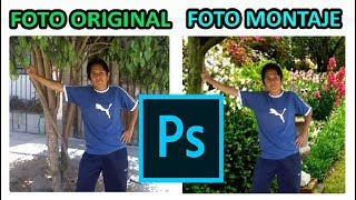 ★ COMO HACER FOTO MONTAJE EN PHOTOSHOP  FACIL RAPIDO Y SENCILLO  2019 [upl. by Arliene33]